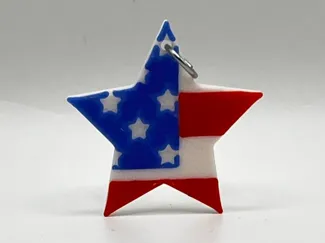 4th of July star flag