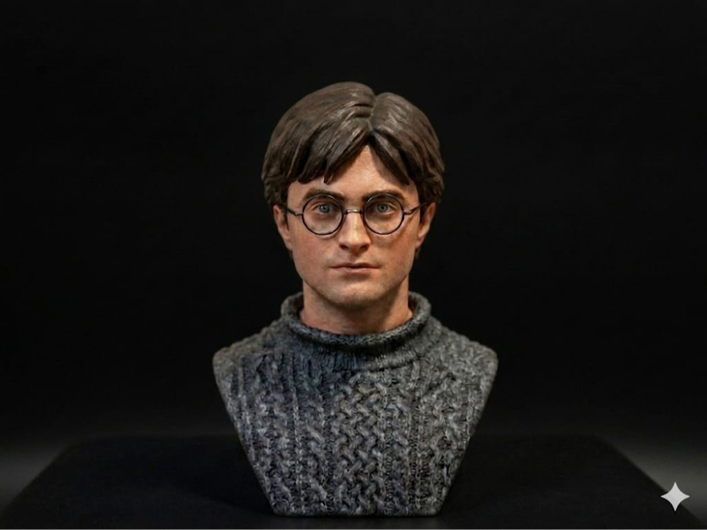 The Boy Who Lived - Wizard Boy Bust (Fan-Art)