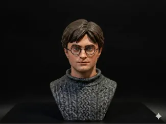 The Boy Who Lived - Wizard Boy Bust (Fan-Art)