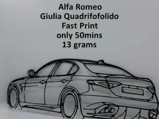 Alfa Romeo Giulia Quadrifoglio Silhouette