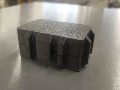 Print in place rugged box
