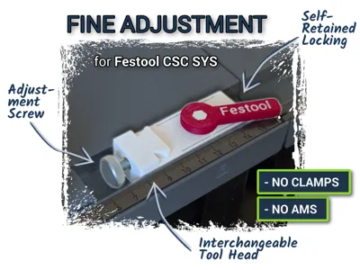 Festool CSC SYS Fine Adjust for Parallel Guide