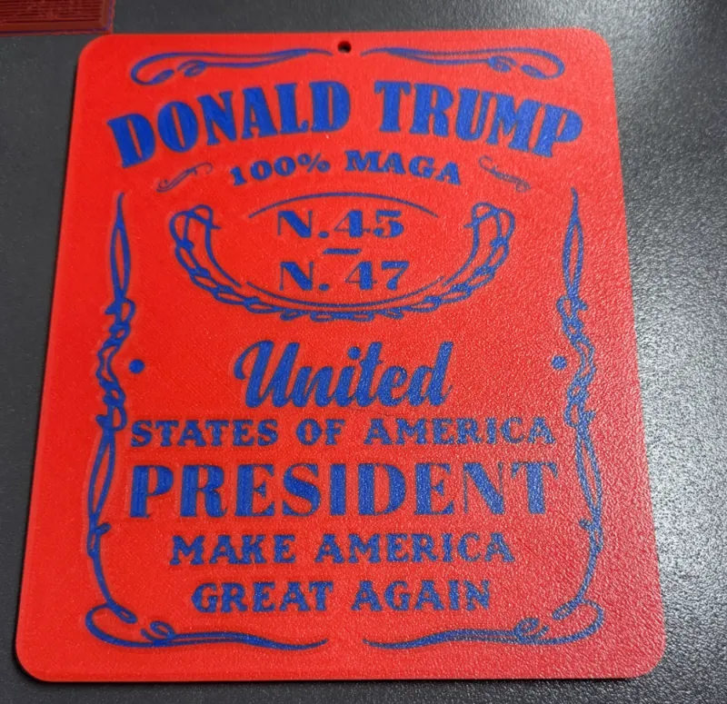 Trump 45-47 Placard