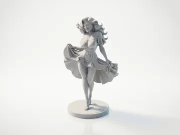 Figura decorativa: Lady Dancing Sculpture Female Figurine — vista de referencia 2