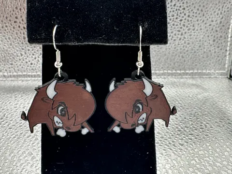 Bison Earrings (Bull)
