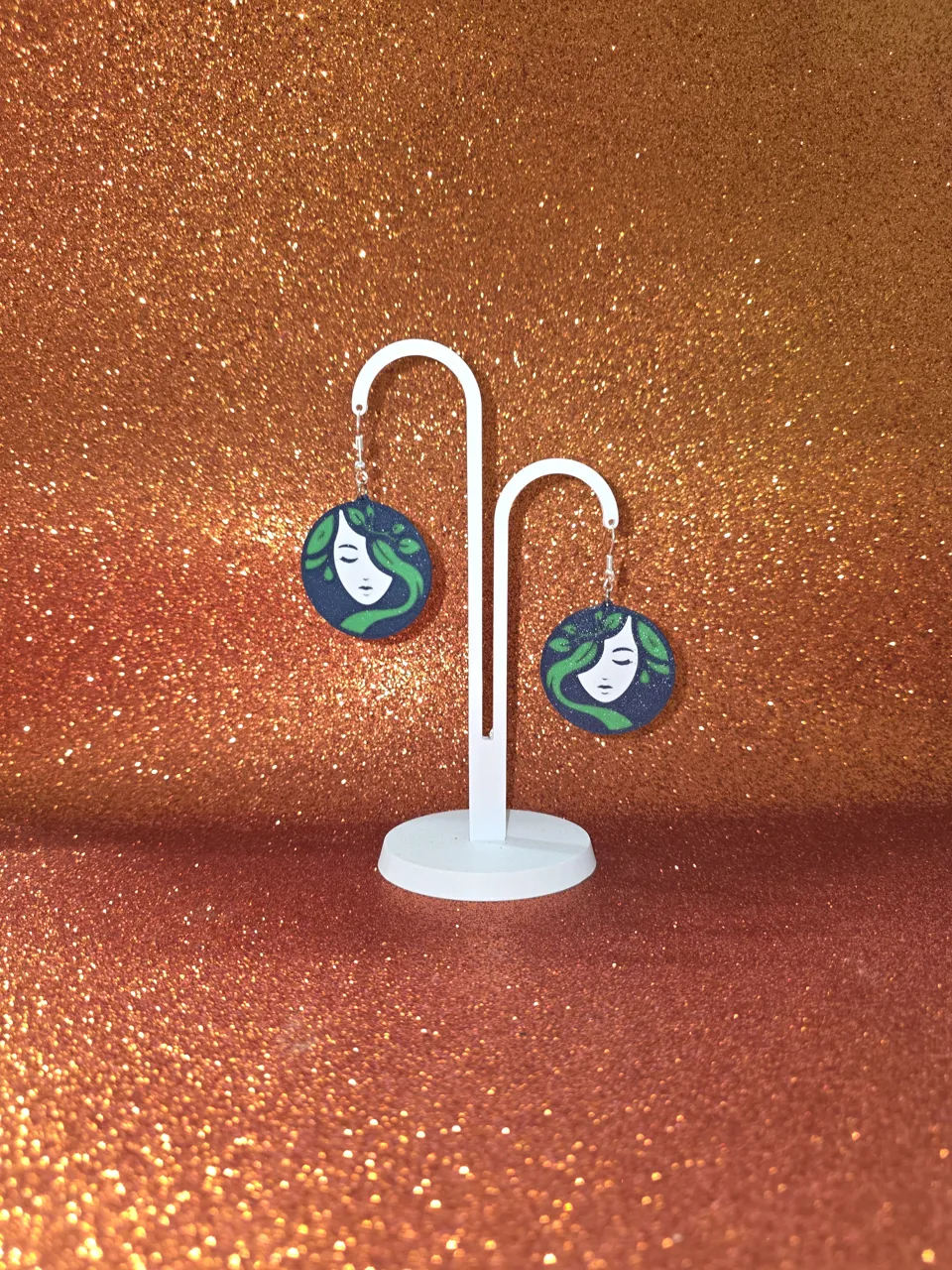 Nature woman earrings view 3