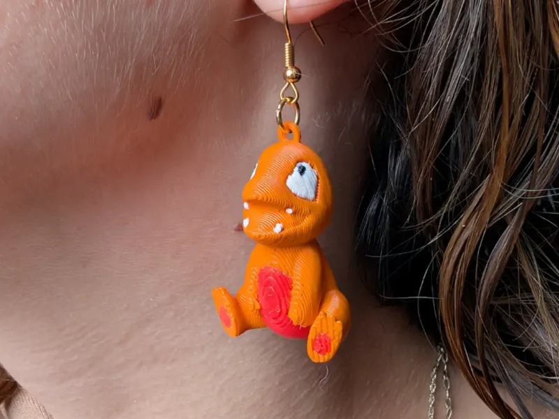 Charmander Earrings
