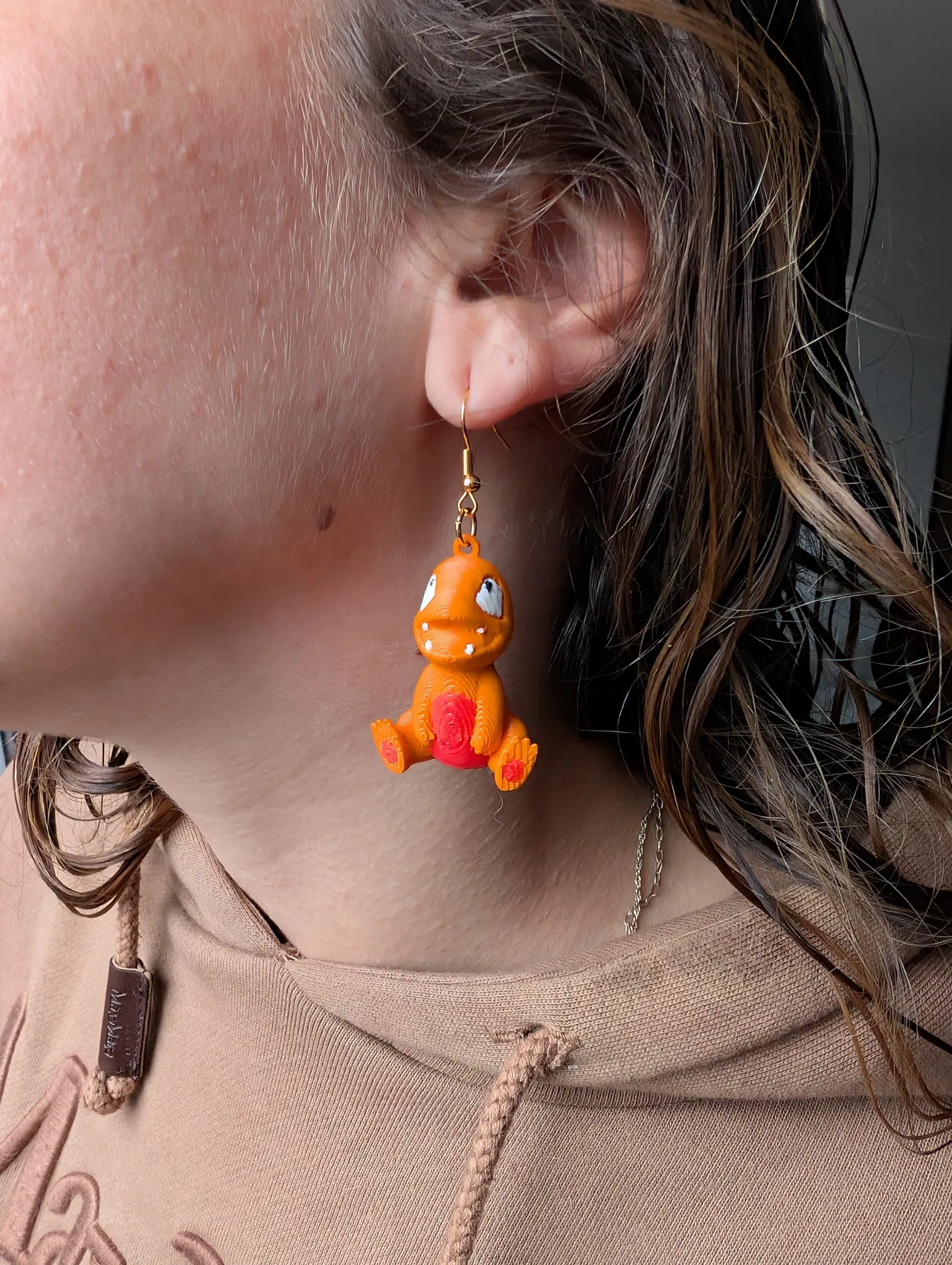 Charmander Earrings view 2