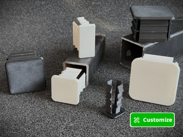 Custom End Cap generator for Square rectangle tube