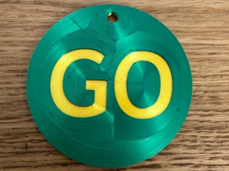 Flip Stop Go Sign