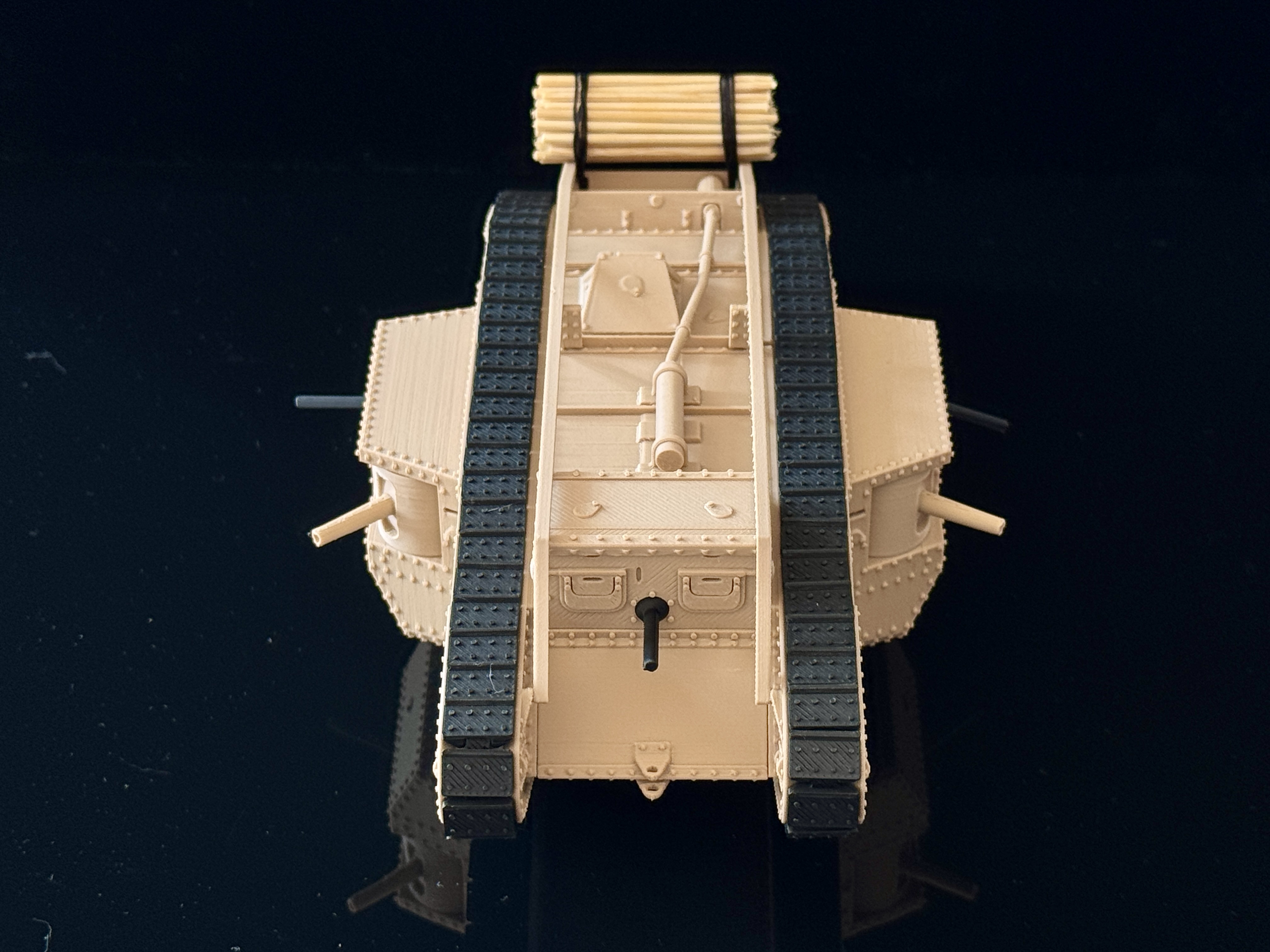 3Dプリント マーク IV 雄型重戦車 第一次世界大戦 イギリス 1/35