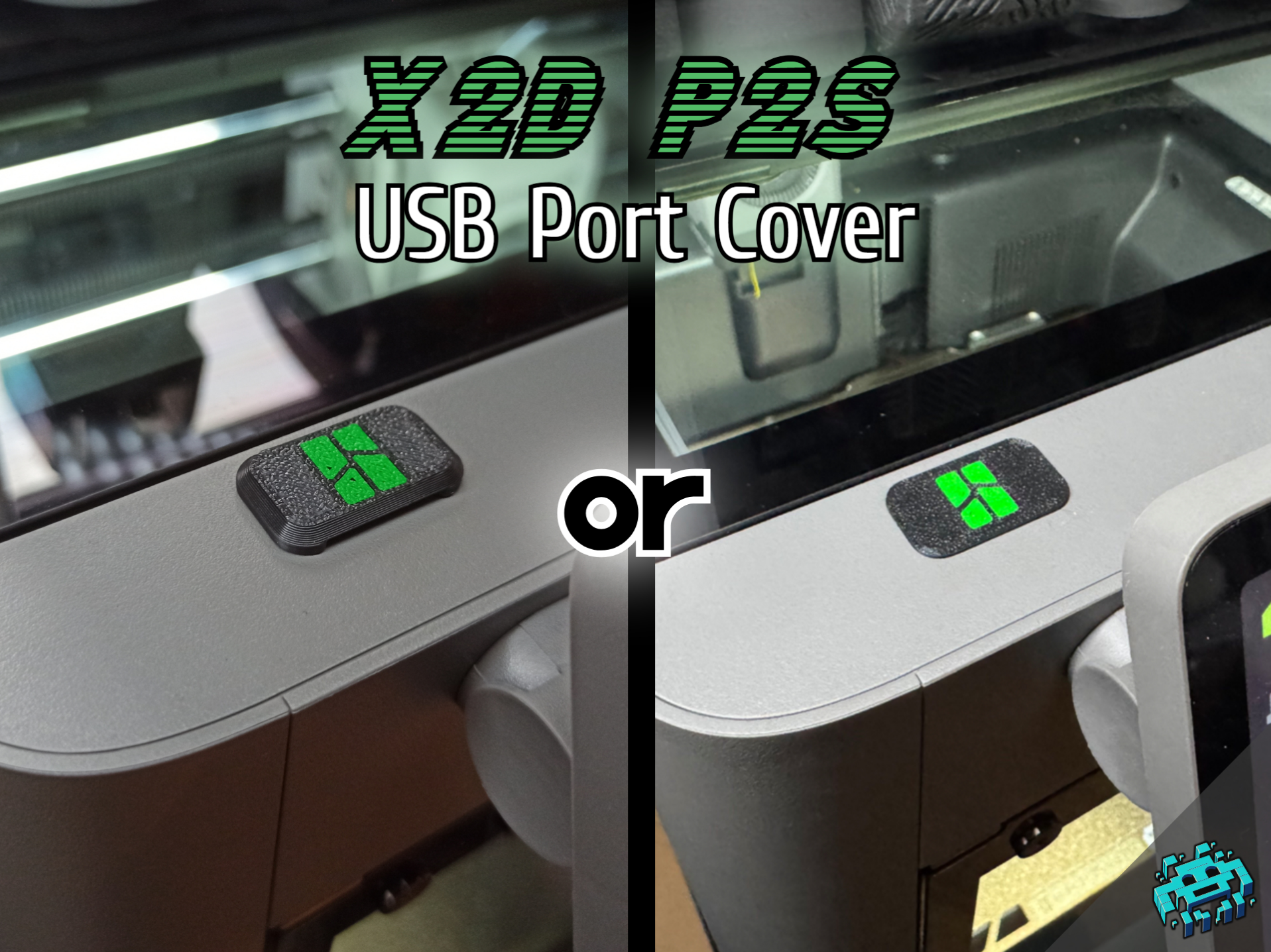 X2D P2S USB-Dust cover 