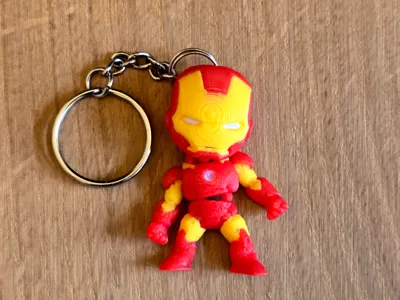 Iron Man flexi keychain