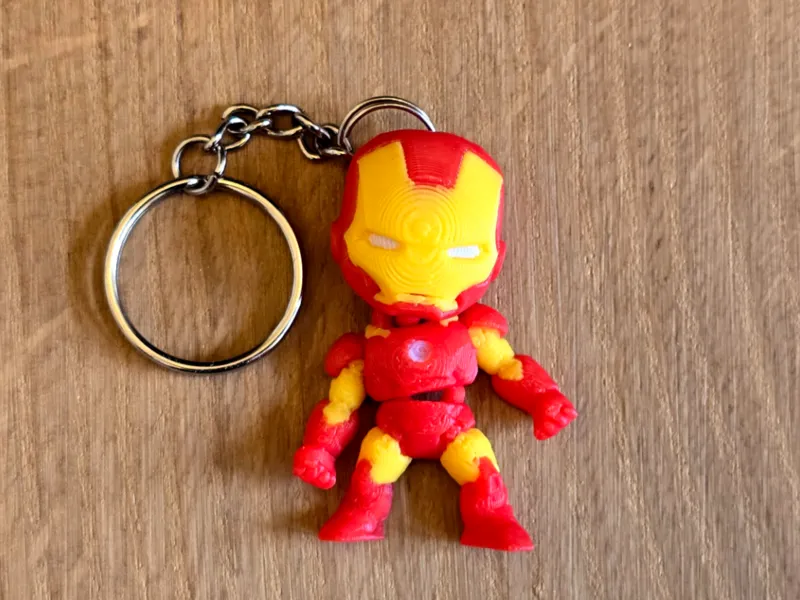 Iron Man flexi keychain