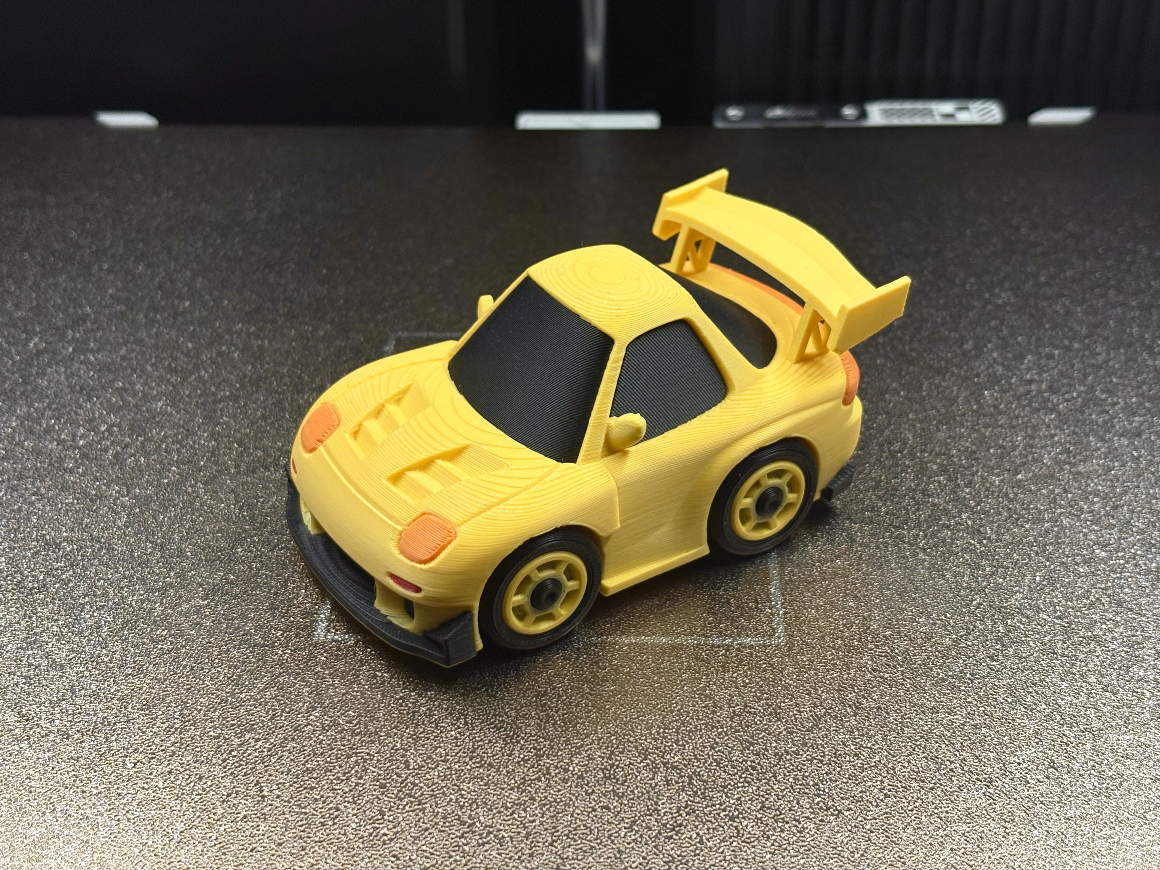 Miniatura 3 do modelo 3D 迷你玩具车：马自达RX7