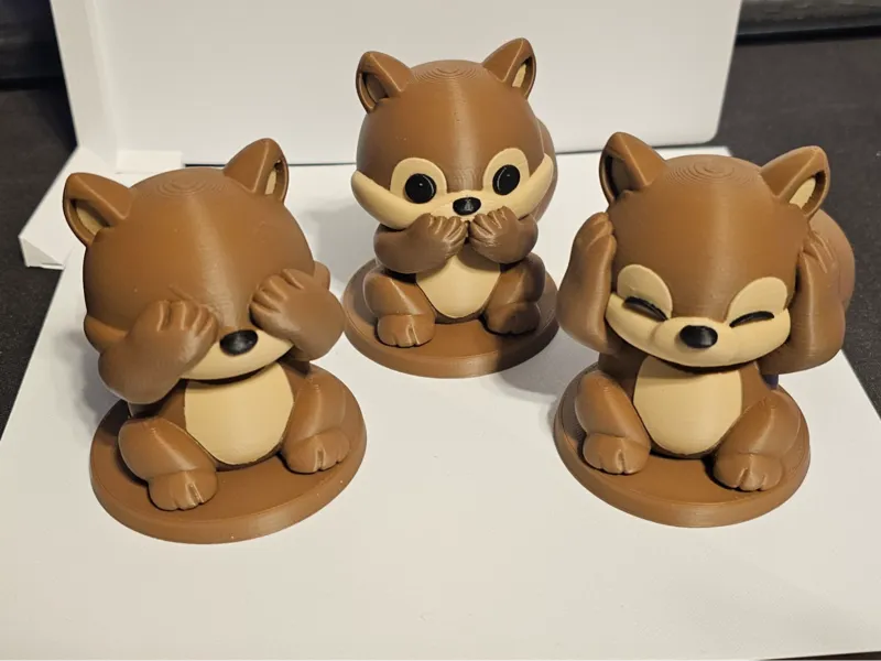 Wise Squirrels (See No, Hear No, Speak No Evil)