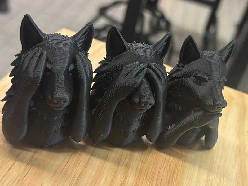 wolves hear, see and remain silent