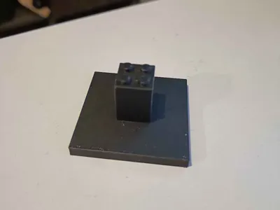 Legos compatible pillar 3 bricks tall