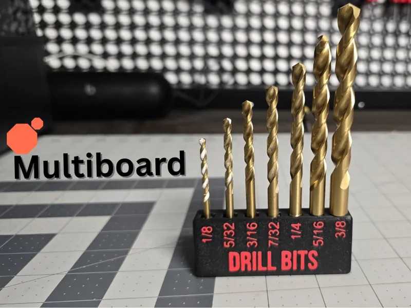 Multiboard 7-Bit Drill Holder for 1/4" Hex Shank