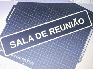 PLACA SALA DE REUNIÃO