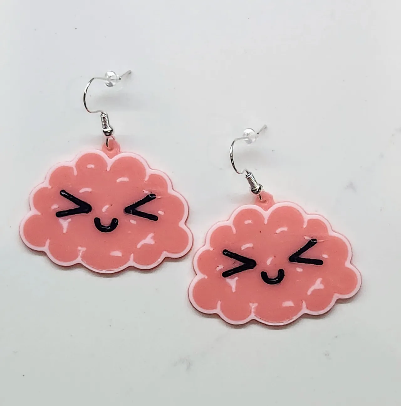 Smiling Brain Earrings view 2