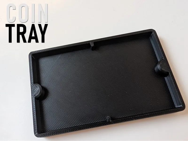 Coin Tray for Card Wallets