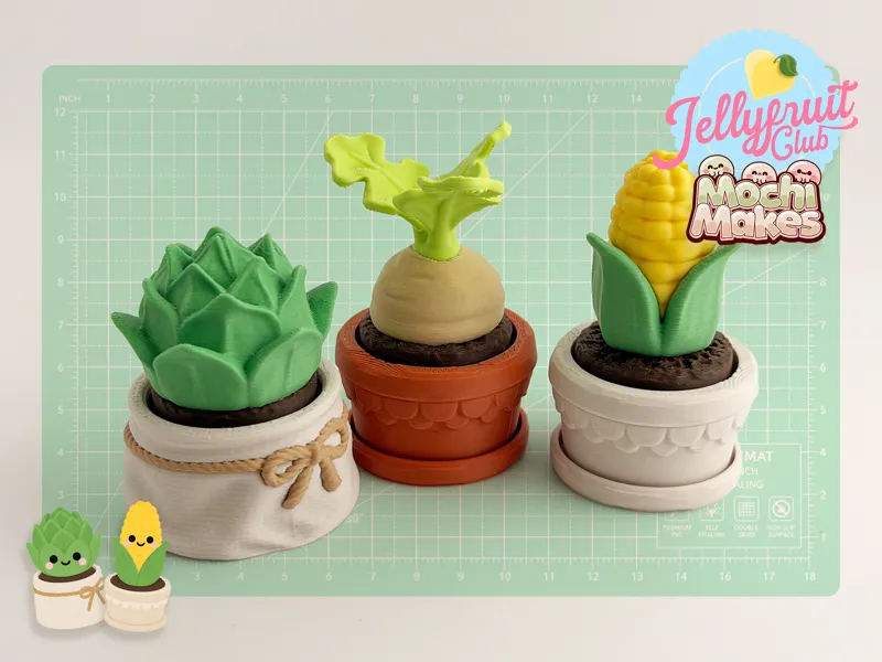 Potted Veggie Clickers