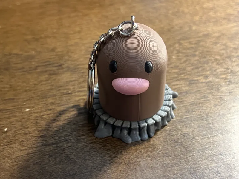 Diglett Keychain (AMS)