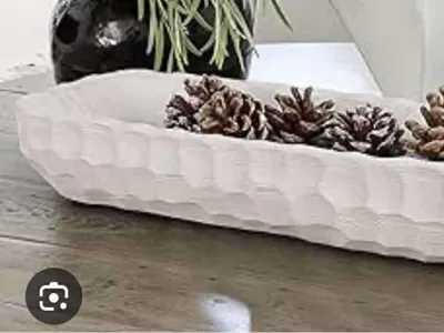 Decorative Wooden Dough Bowl for Home Decor