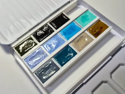 Schmincke Watercolor Paints White Nights Compatible (edit)