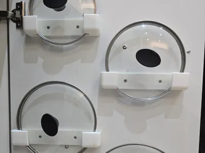 Hidden Cupboard Pan Lid Holders