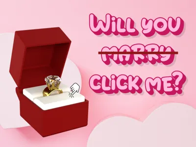 Clicky Engagement Ring