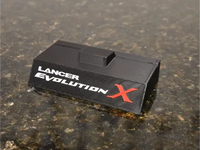 Mitsubishi Lancer Evolution X Hot Wheels Stand
