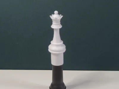 Queen Chess Piece Valve Caps