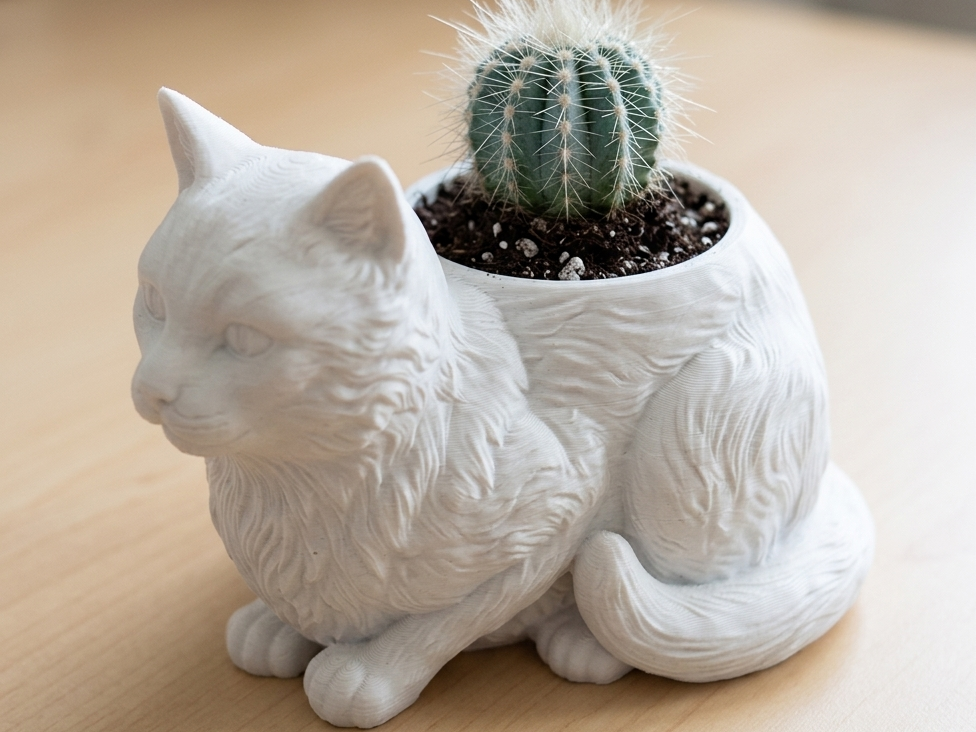 Planter - Cute Cat Planter