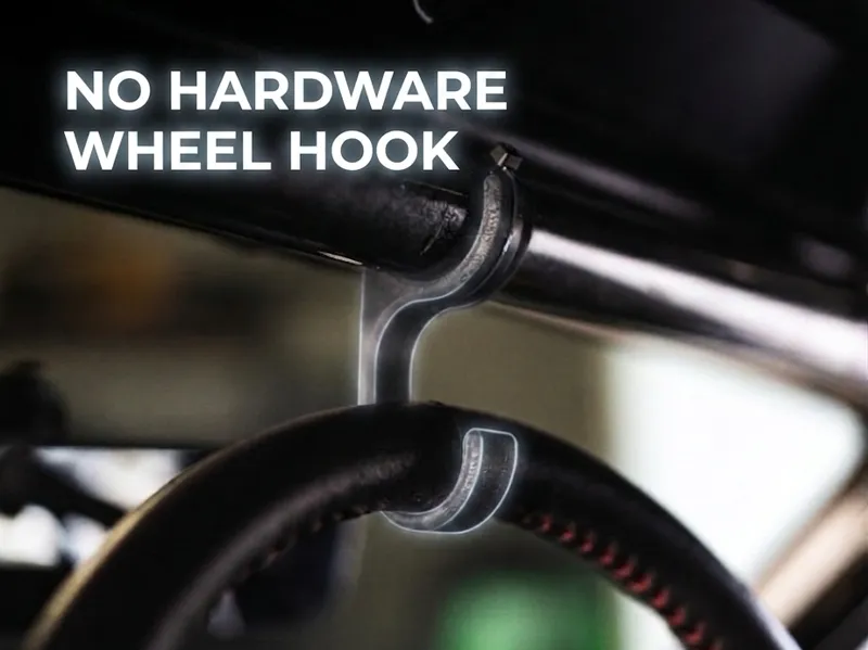 Cage Steering Wheel Hook *no hardware required!*