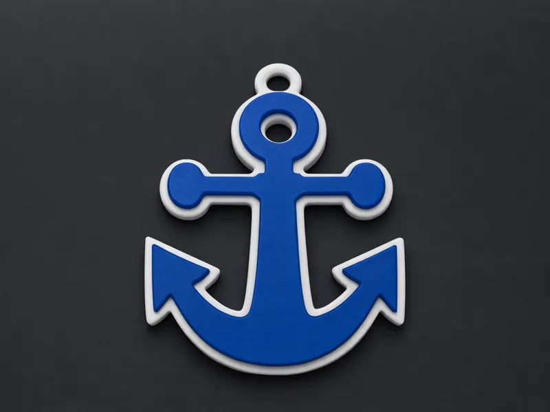 Anchor Keychain
