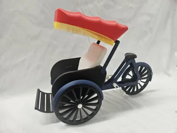 Modelo para impresión 3D: Vietnamese Cyclo - Custom Canopy — vista de referencia 4