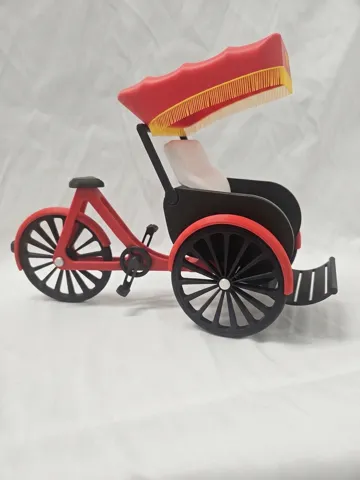Modelo para impresión 3D: Vietnamese Cyclo - Custom Canopy — vista de referencia 5