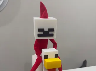 Elf on the Shelf Minecraft Skeleton Helment 