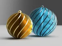 Boule de Noël nervurée — photo 3