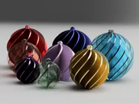 Boule de Noël nervurée — photo 1