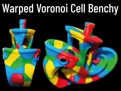 Voronoi Cell Warped Benchy