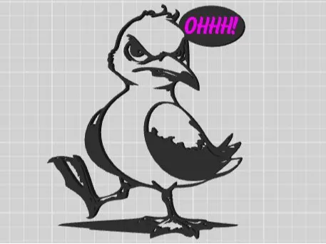 Muffelmöwe "OHHH!"