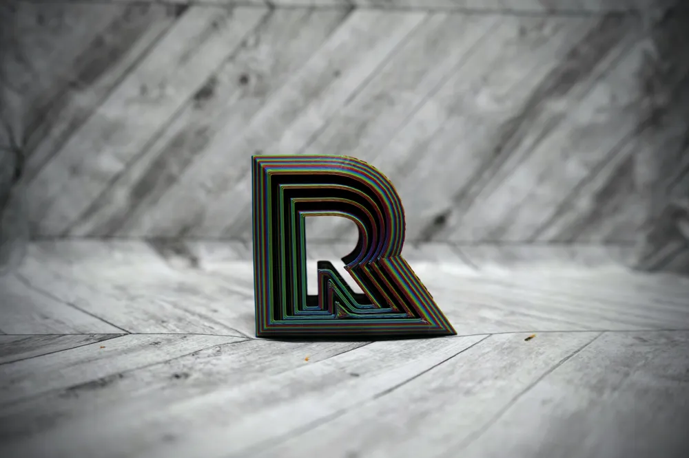 Nested Letters Layered Nested Letter R Fidget - Free 3D Print Model - MakerWorld
