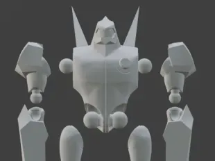 articulable diamondhead 3d print
