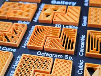 BambuStudio Infill Gallery Test Pattern Muster