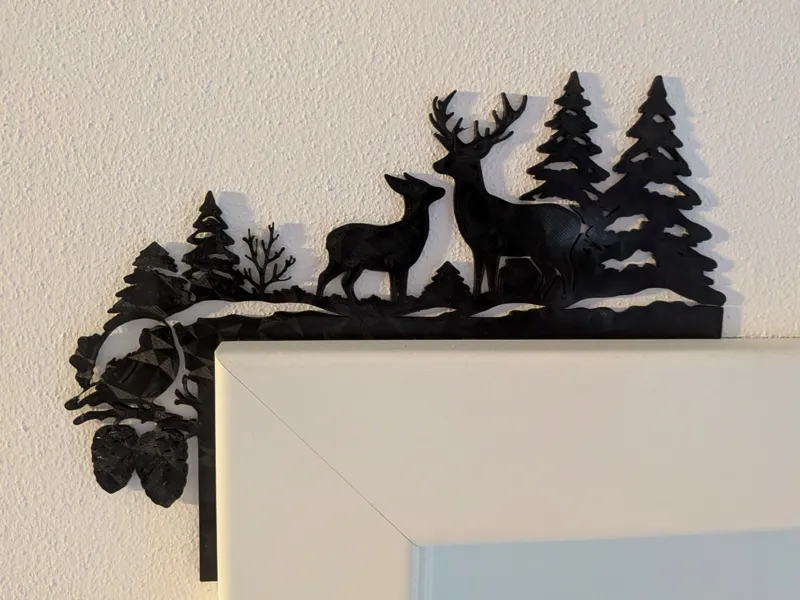 Door Frame Topper/Decoration with Winter Motifs
