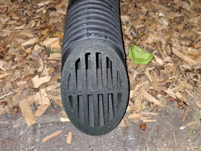 Drainage Pipe 3" Grill Connector