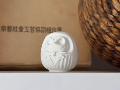 Nightmare Before Christmas Inspired Daruma Figure